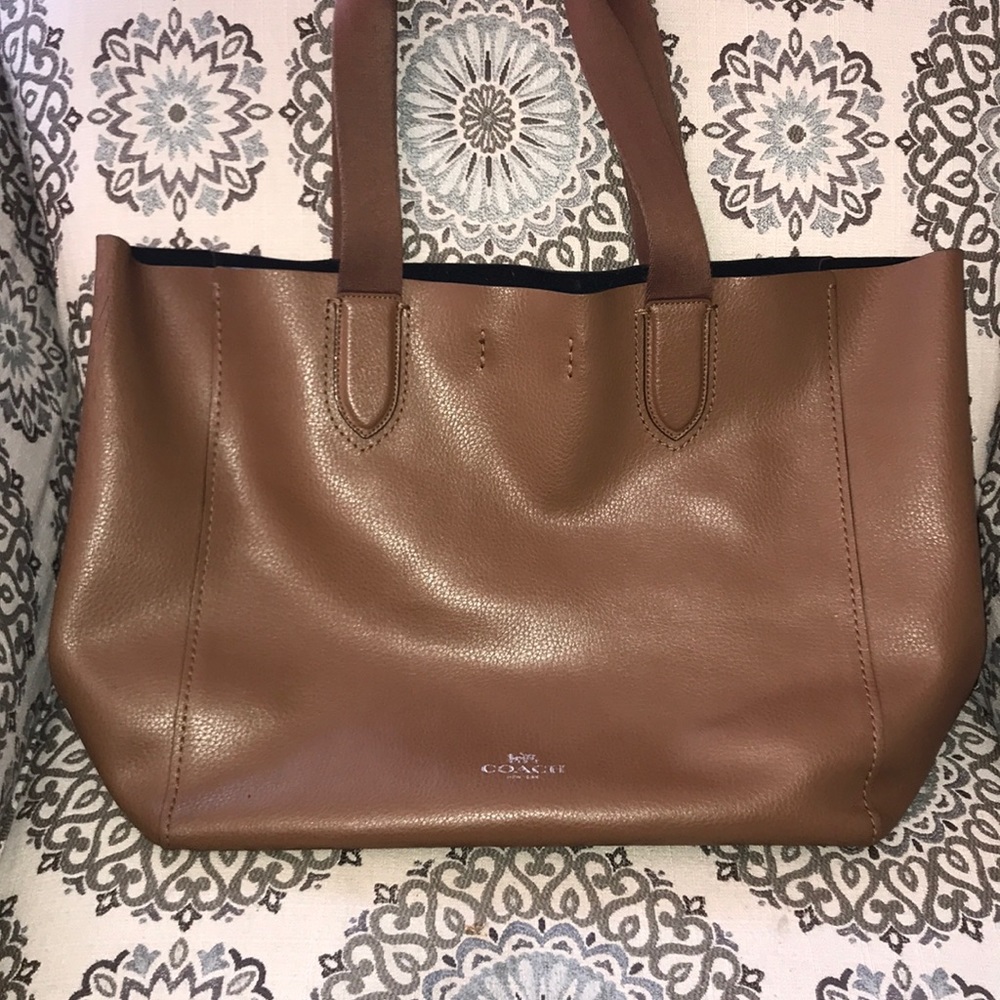 Coach Large Derby Tote. F59818. Soft leather.